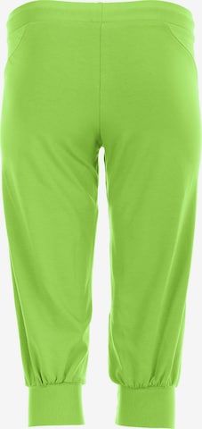 Effilé Pantalon de sport 'WBE5' Winshape en vert