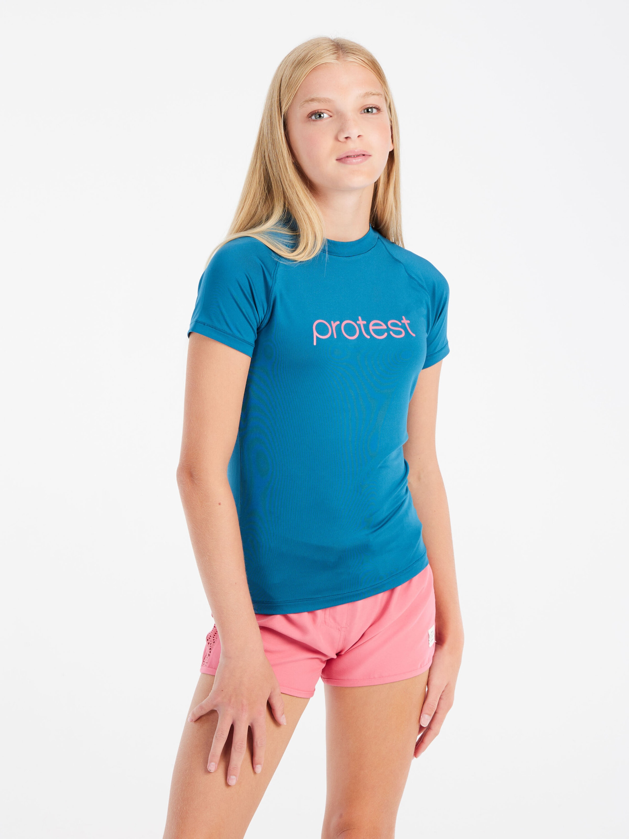 PROTEST Sportbademode 'PRTSenna JR'‌‌‌‌‌‌‌‌ in Blau: Vorderseite