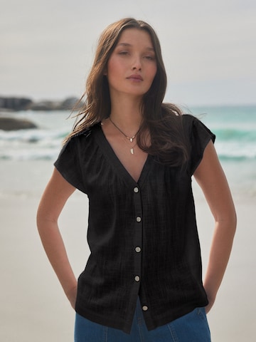 Next Μπλούζα σε μαύρο: μπροστά