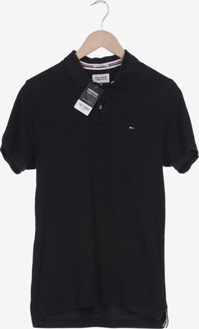 Tommy Jeans Poloshirt S in Schwarz: predná strana