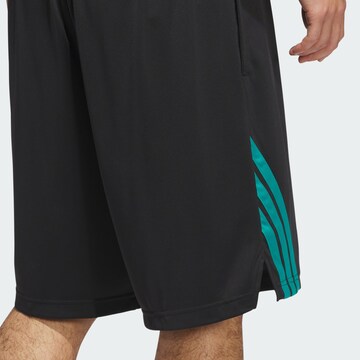 ADIDAS PERFORMANCE Loosefit Sportbroek 'Legends' in Zwart