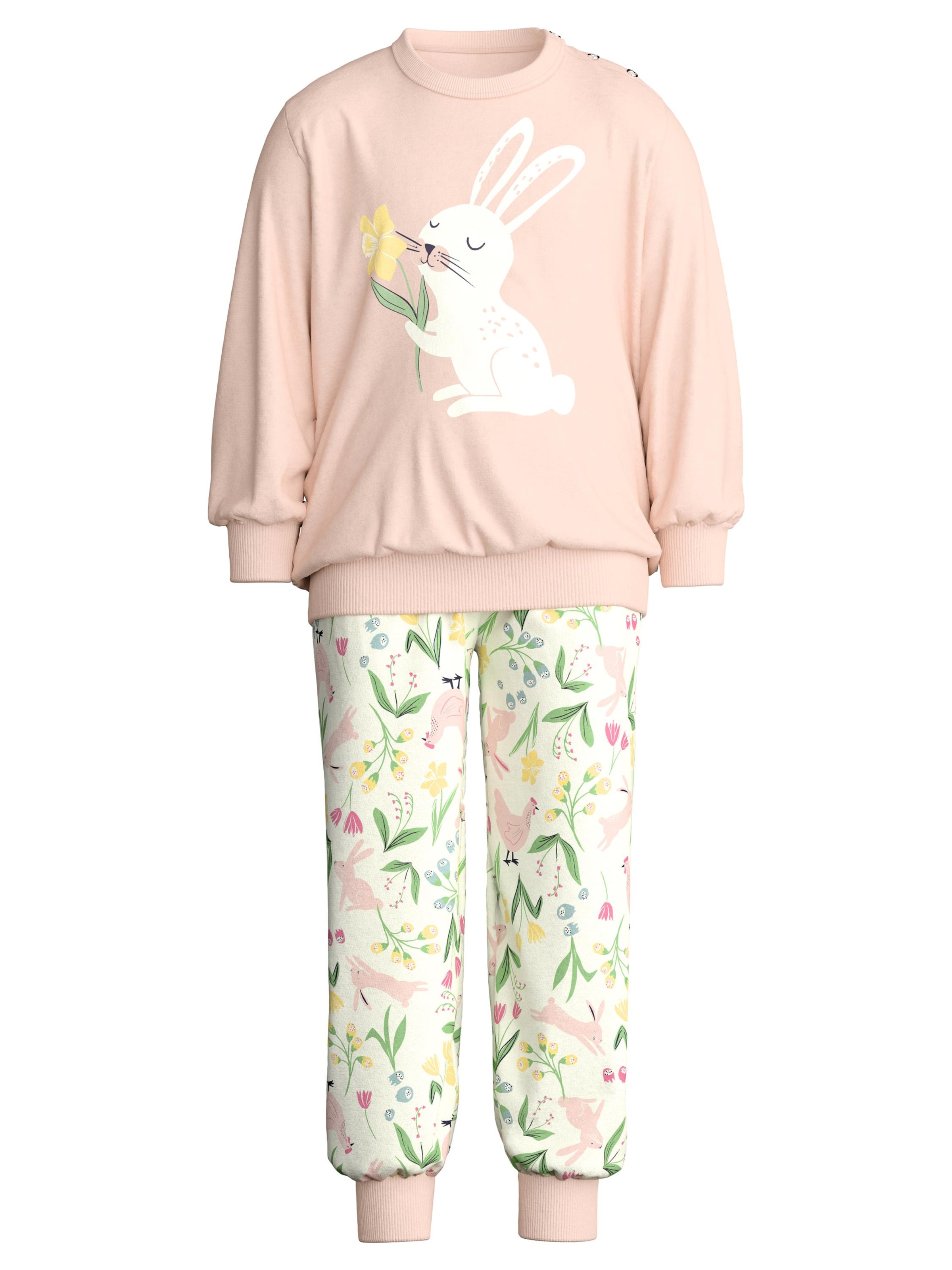 CALIDA Pajamas 'Toddlers Easter' in Pink: front