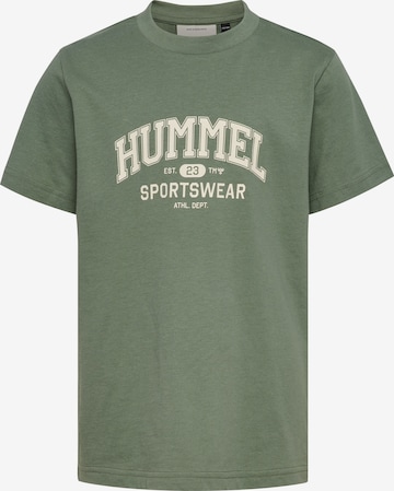 T-Shirt Hummel en vert : devant