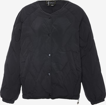 NAEMI Between-Season Jacket in Black: front