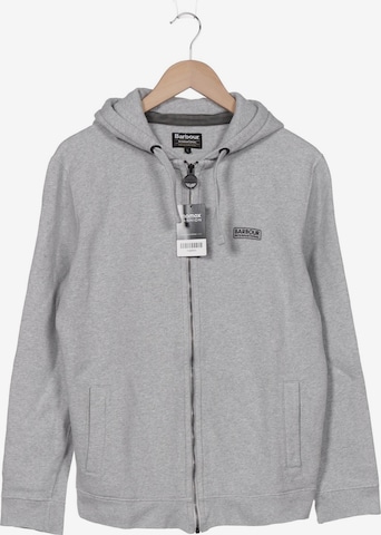 Barbour Sweatshirt & Zip-Up Hoodie in L in Grey: front