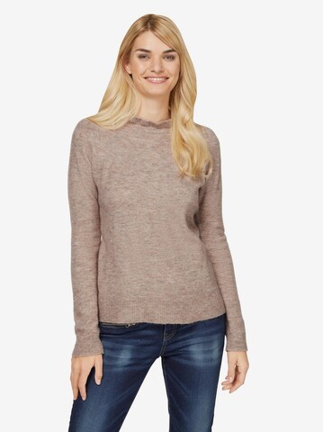 Linea Tesini by heine - Pullover em castanho: frente