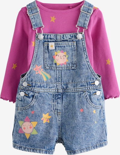 Next Setti värissä sininen denim / vihreä / fuksia / roosa, Tuotenäkymä