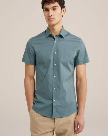 Slim fit Camicia di WE Fashion in verde