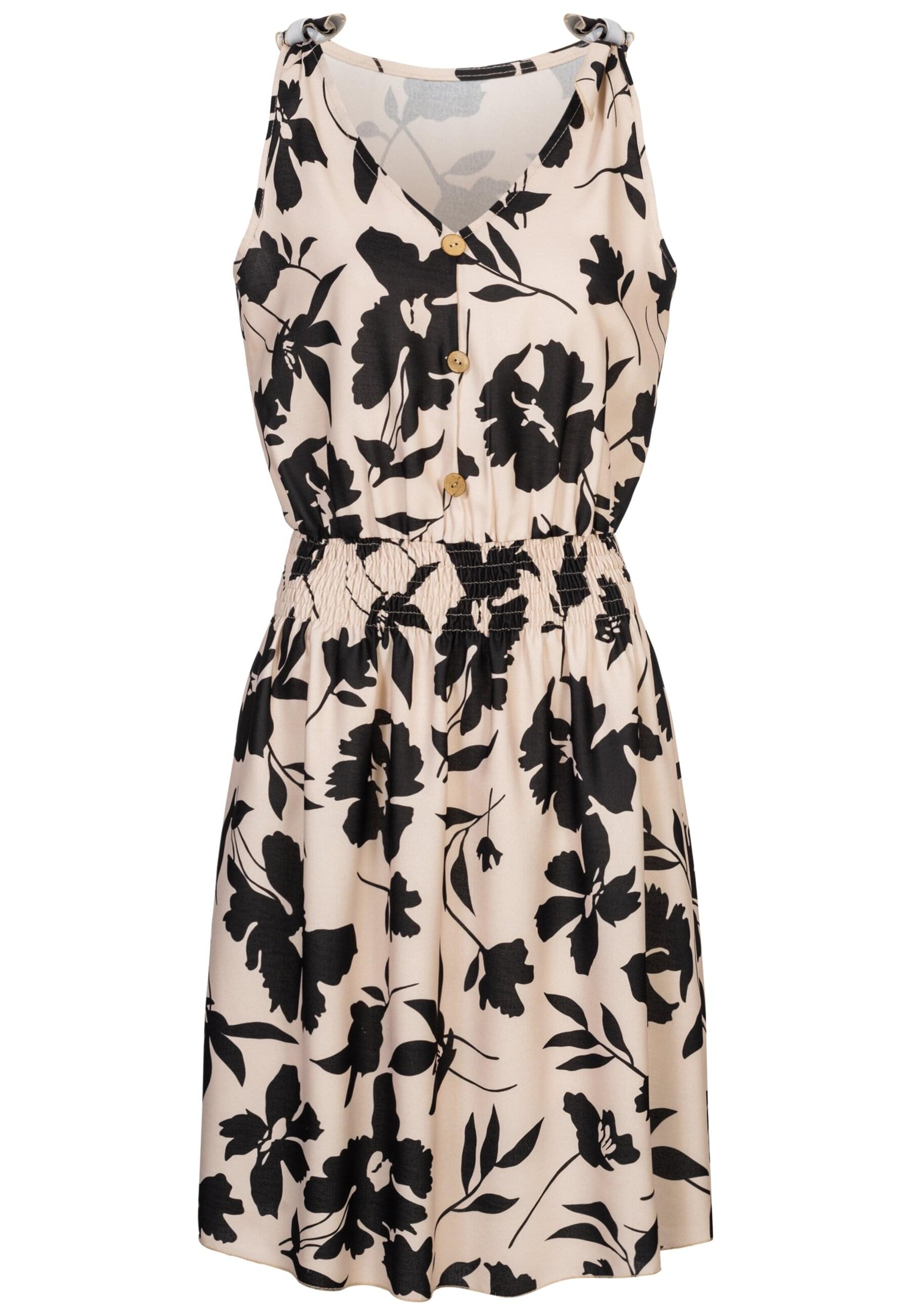 Cloud5ive Dress in Beige: front