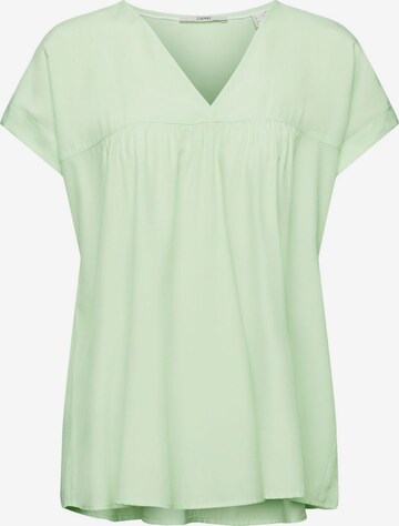 ESPRIT Blouse in Groen: voorkant