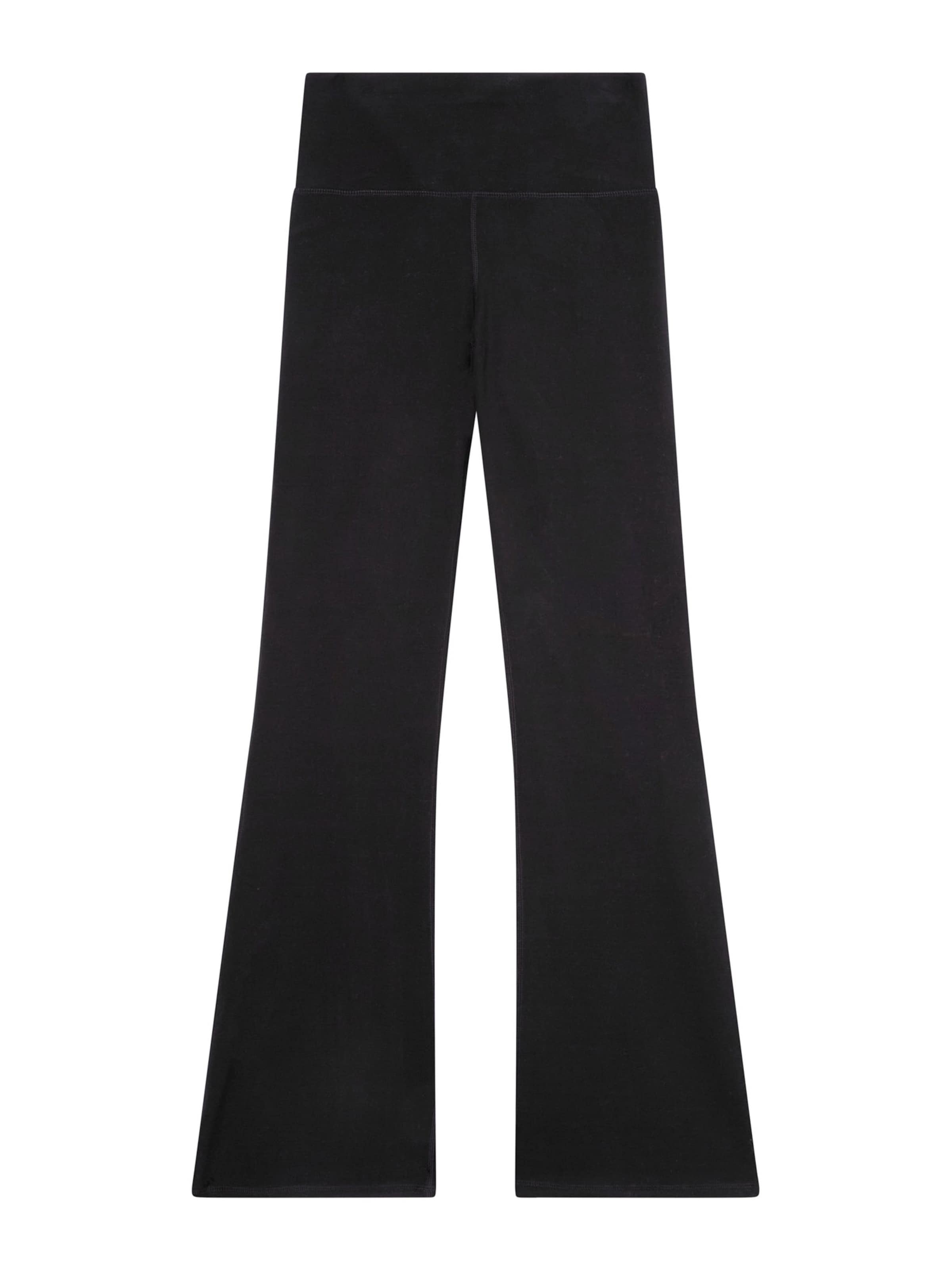 Champion Authentic Athletic Apparel Flared Παντελόνι φόρμας σε μαύρο: μπροστά