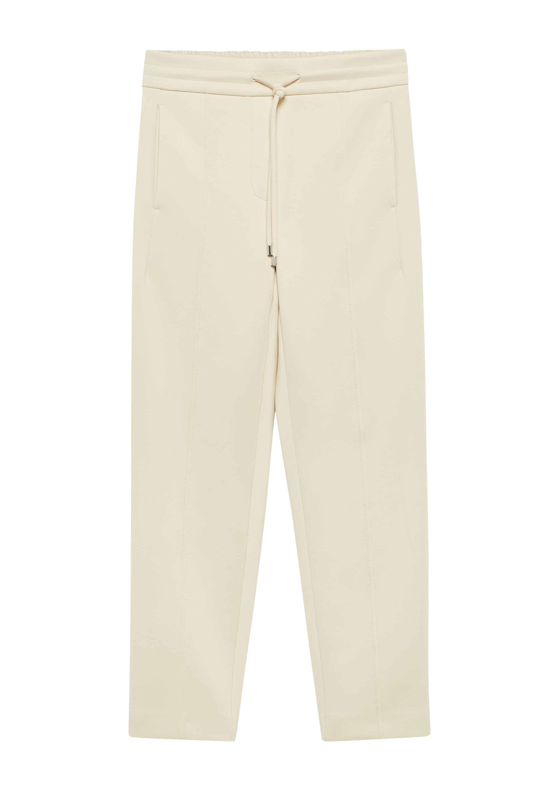 Regular Pantalon COMMA en beige : devant