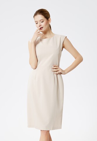 DREIMASTER Kleid in Beige: predná strana