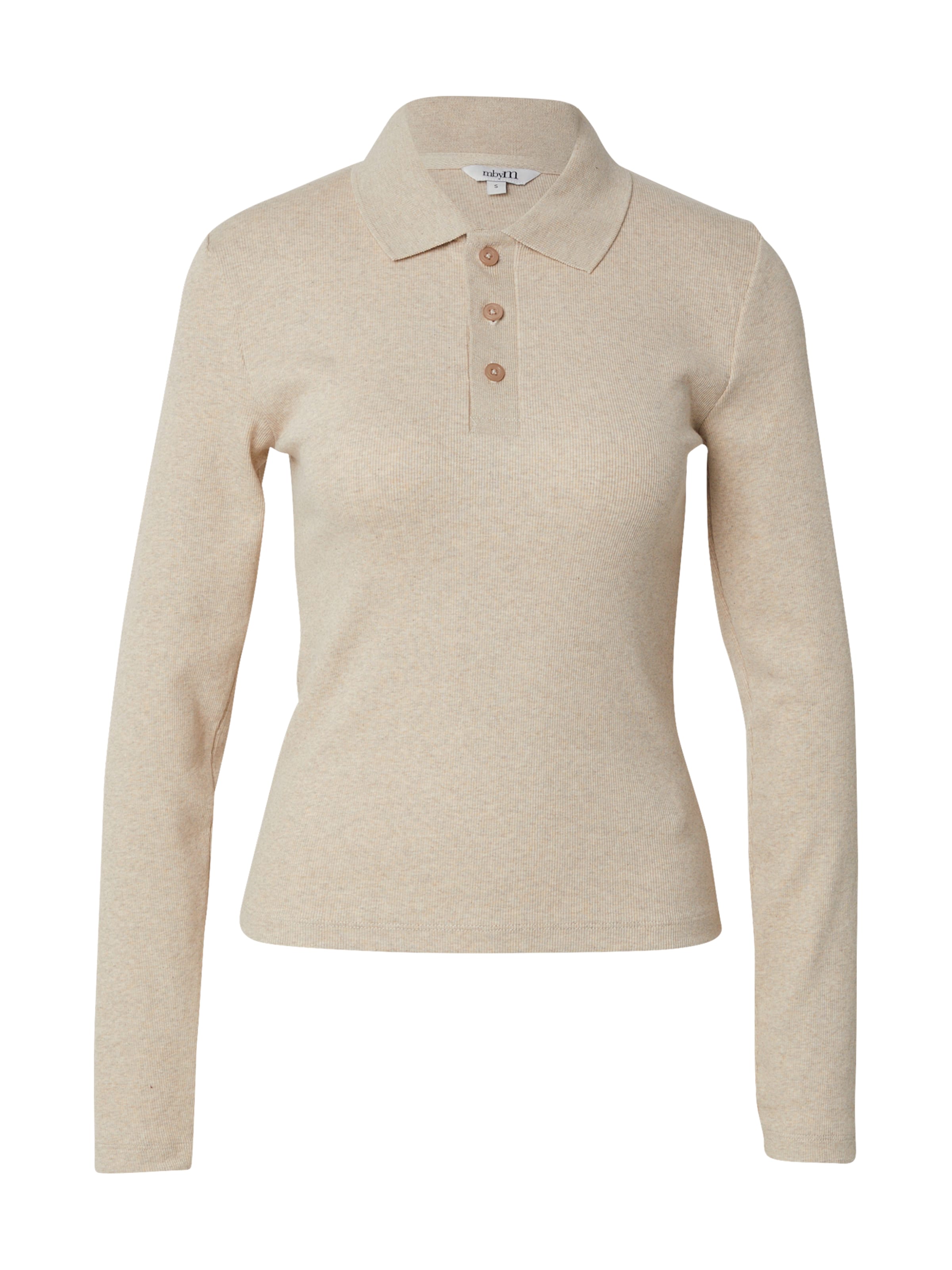 Maglietta 'Polarani' di mbym in beige: frontale