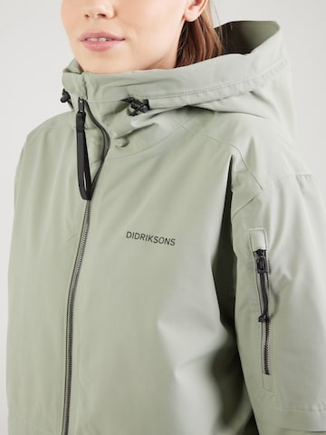Didriksons Kurtka outdoor 'ELLA' w kolorze zielony