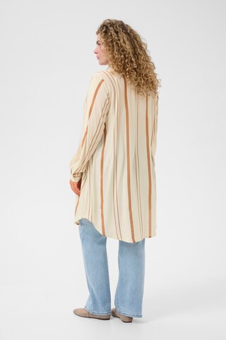 Robe-chemise 'Milana' KAFFE CURVE en beige