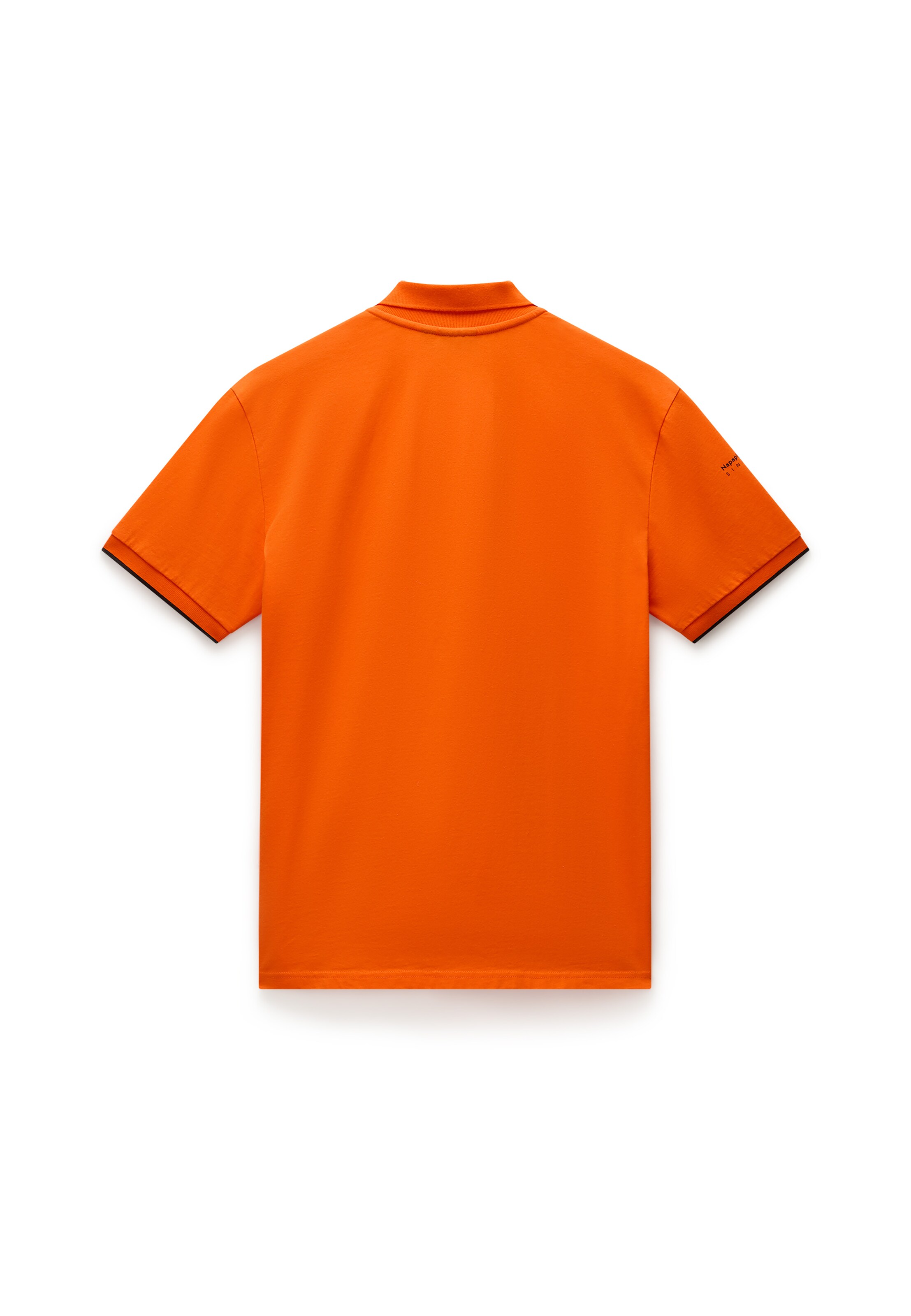 Tricou 'E-Badge Sum' de la NAPAPIJRI pe portocaliu