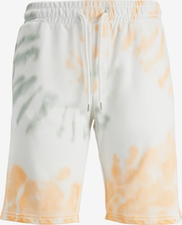 JACK & JONES Loose fit Trousers in White: front