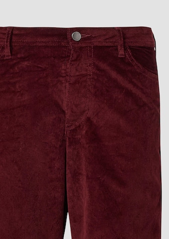 Regular Pantalon s.Oliver en rouge