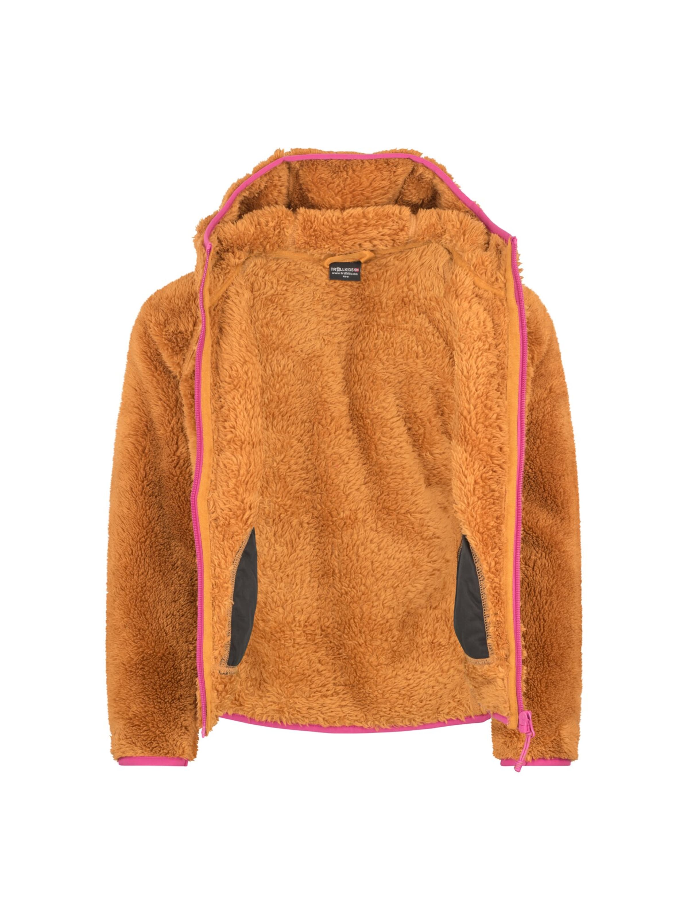 TROLLKIDS Fleece Jacket in Brown