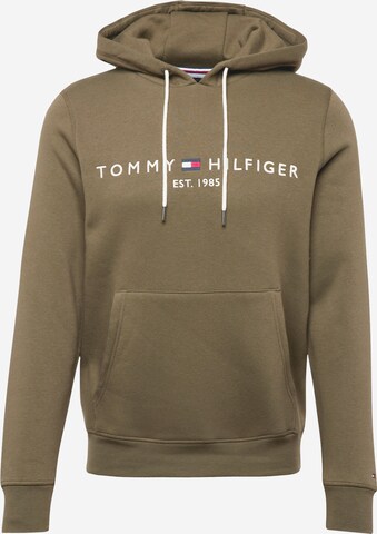 TOMMY HILFIGER Regular Fit Sweatshirt i grøn: forside