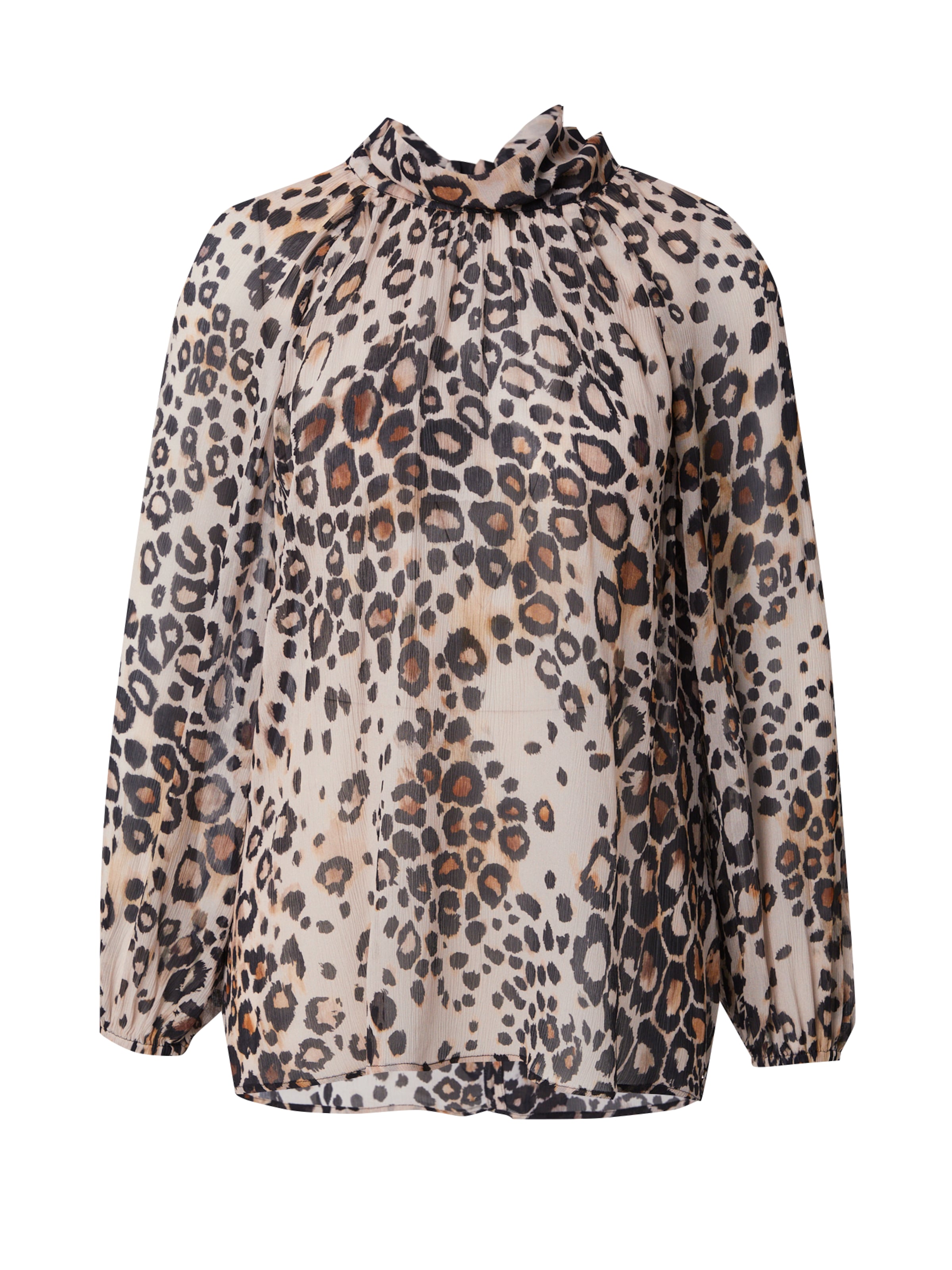 Marc Cain Chemisier en camel / chocolat / noir, Vue avec produit