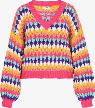 MYMO Oversized neulepaita 'Young Fashion' värissä vaaleanpunainen: etupuoli