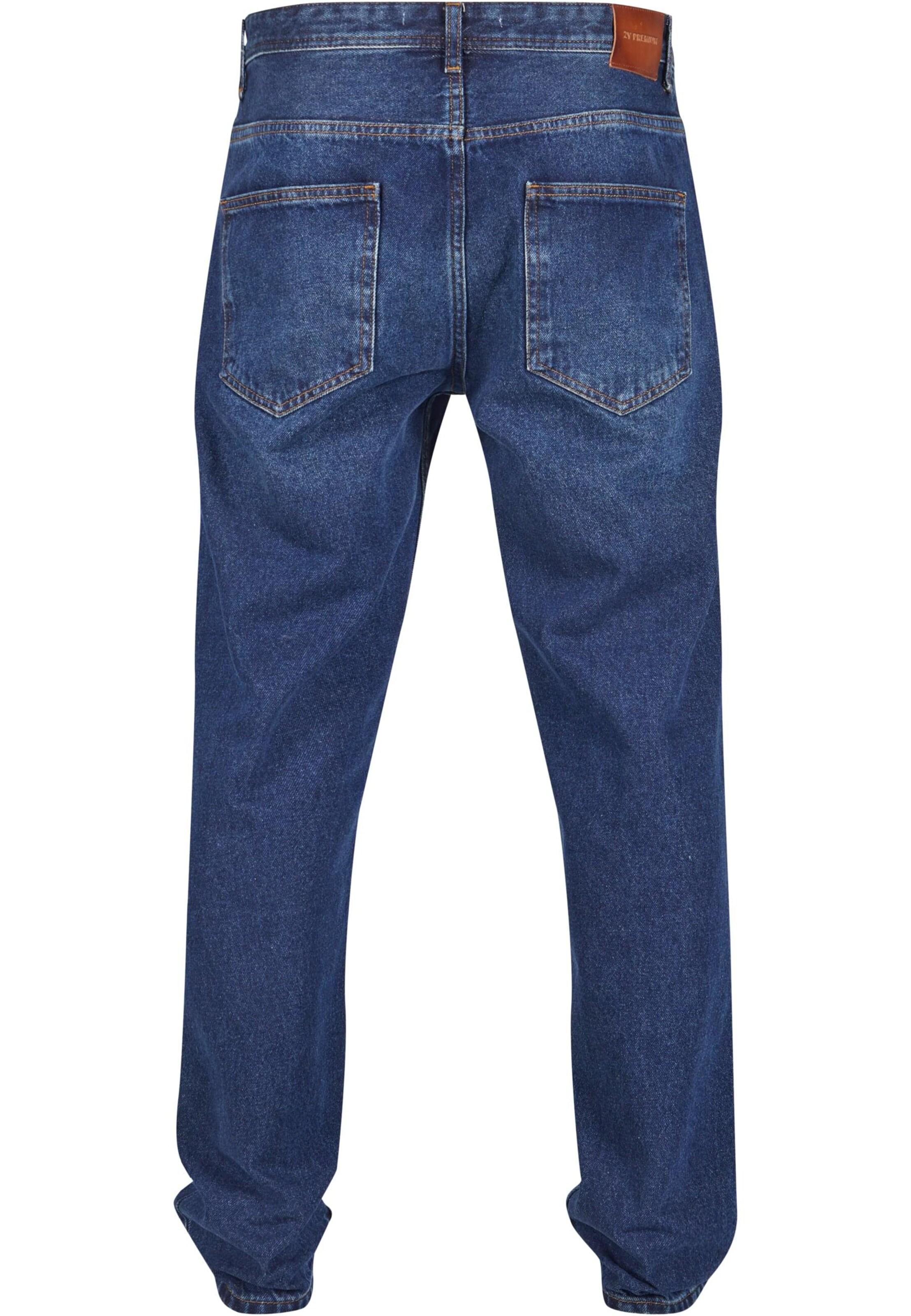 2Y Premium Tapered Jeans in Blauw
