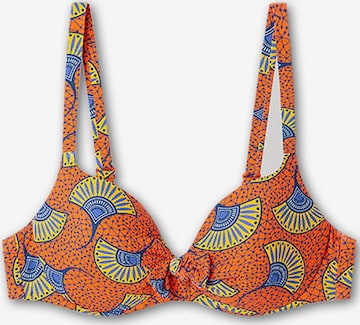 Gisela Balconette Bikinitoppi värissä oranssi: etupuoli