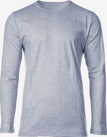 NOVILA Shirt in Blauw: voorkant