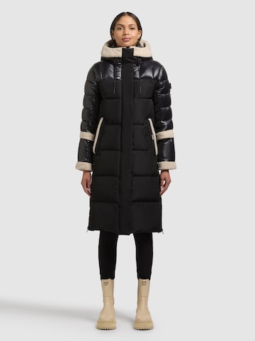 khujo Wintermantel 'Desna2' in Zwart