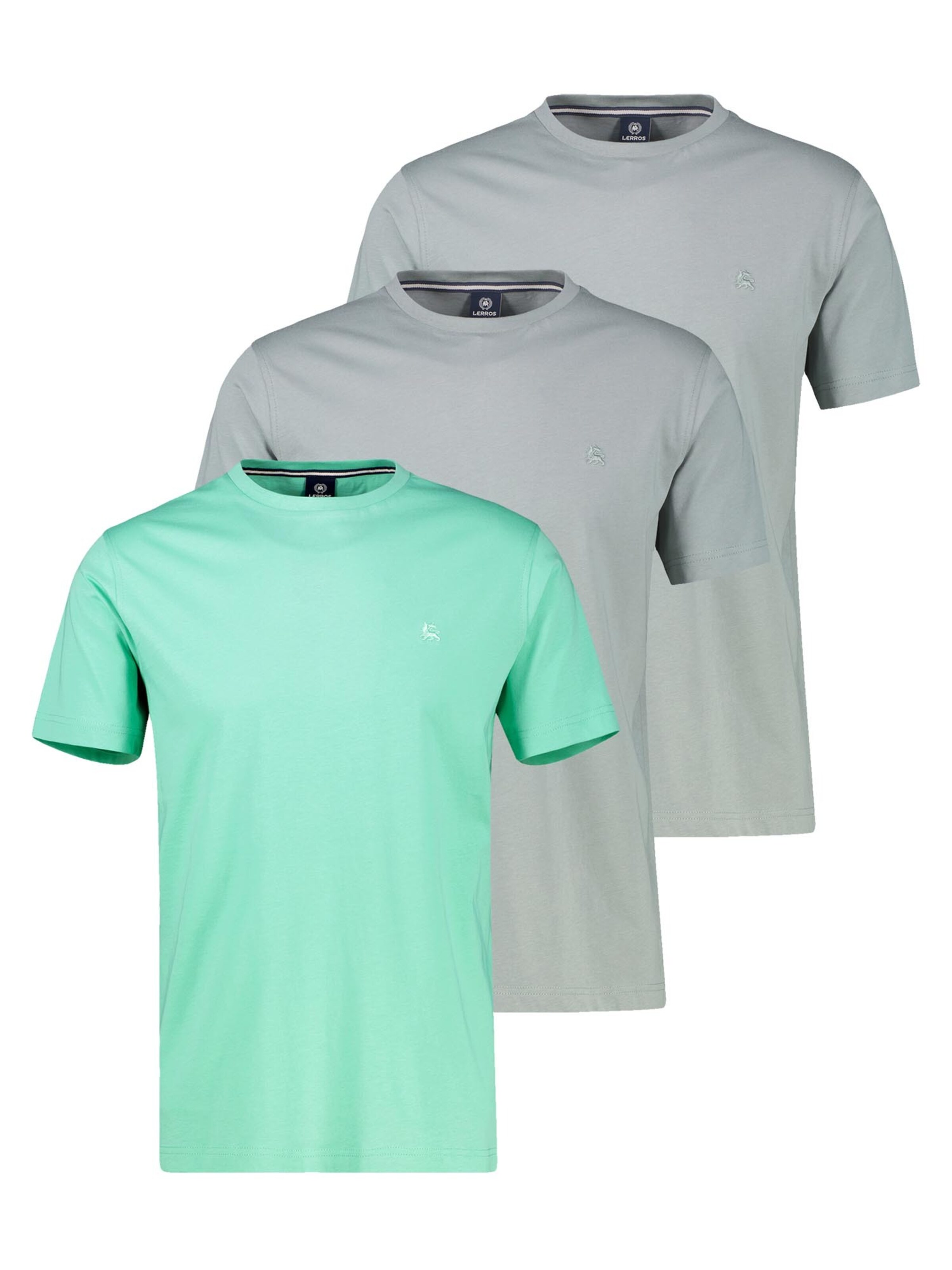 LERROS Shirt 'Basic'‌‌‌‌‌‌‌ in Grau: Vorderseite