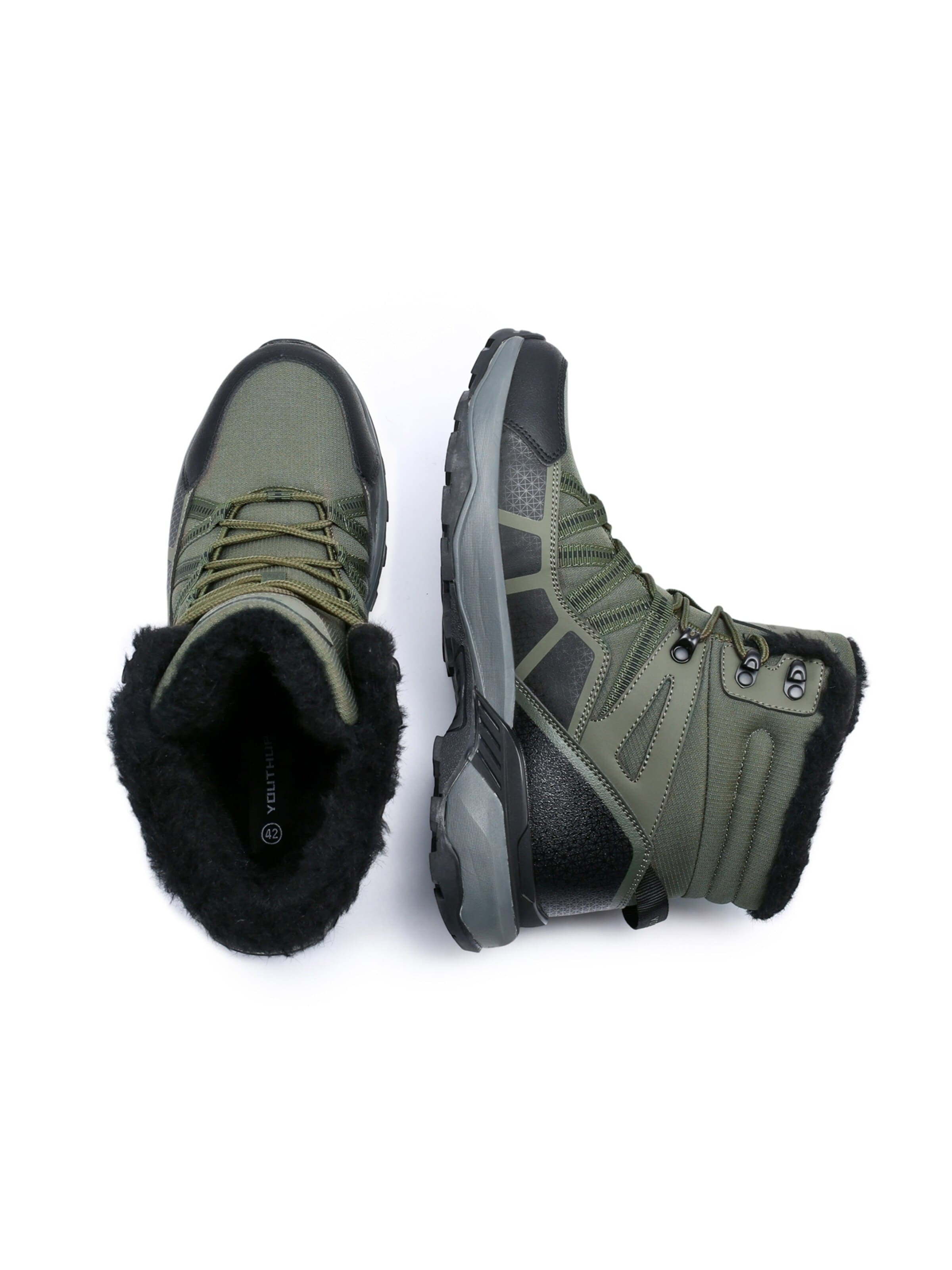 YOUTHUP Snow Boots 'Trittfest' in Green