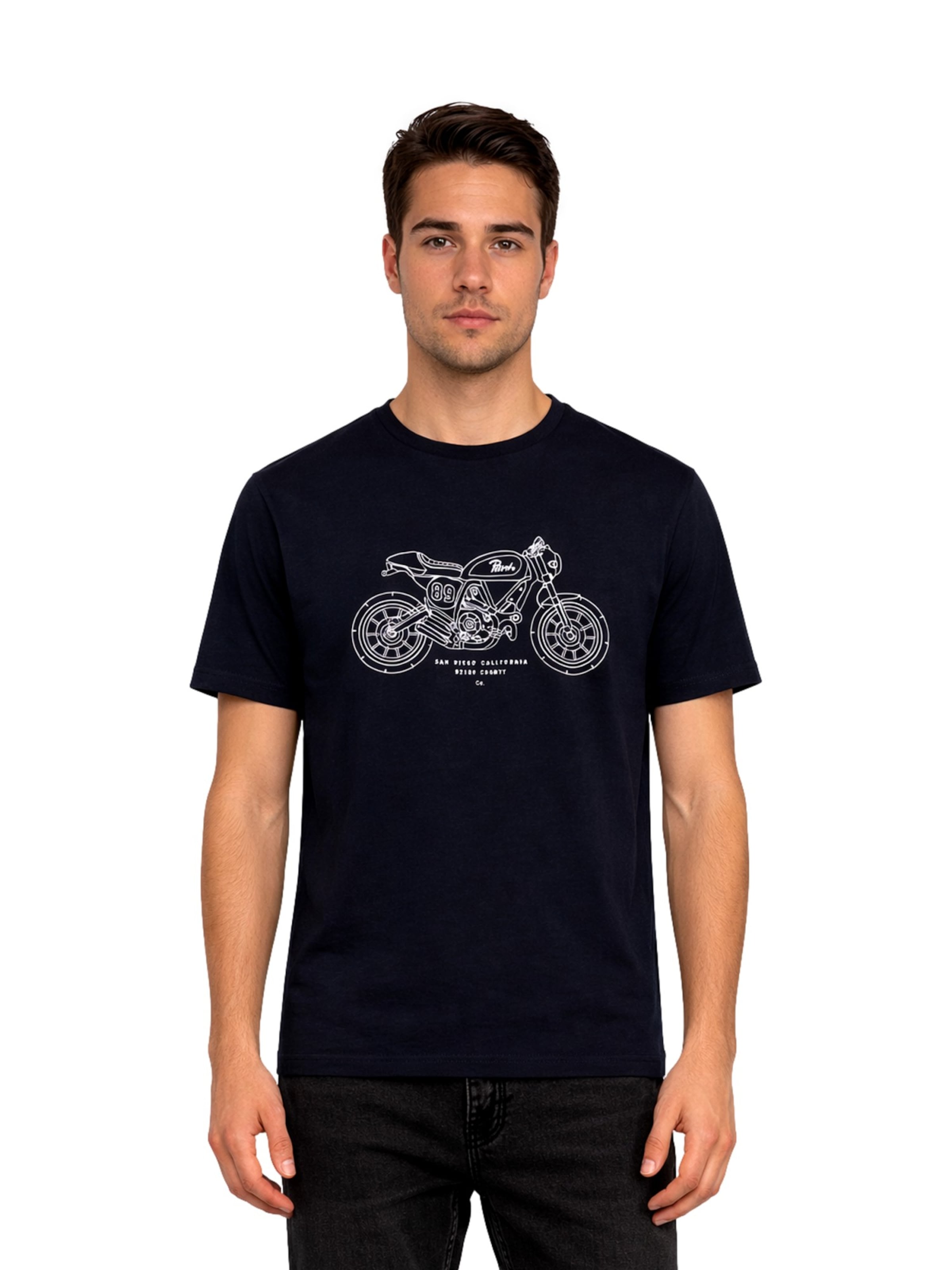 Petrol Industries Shirt in Blue: front