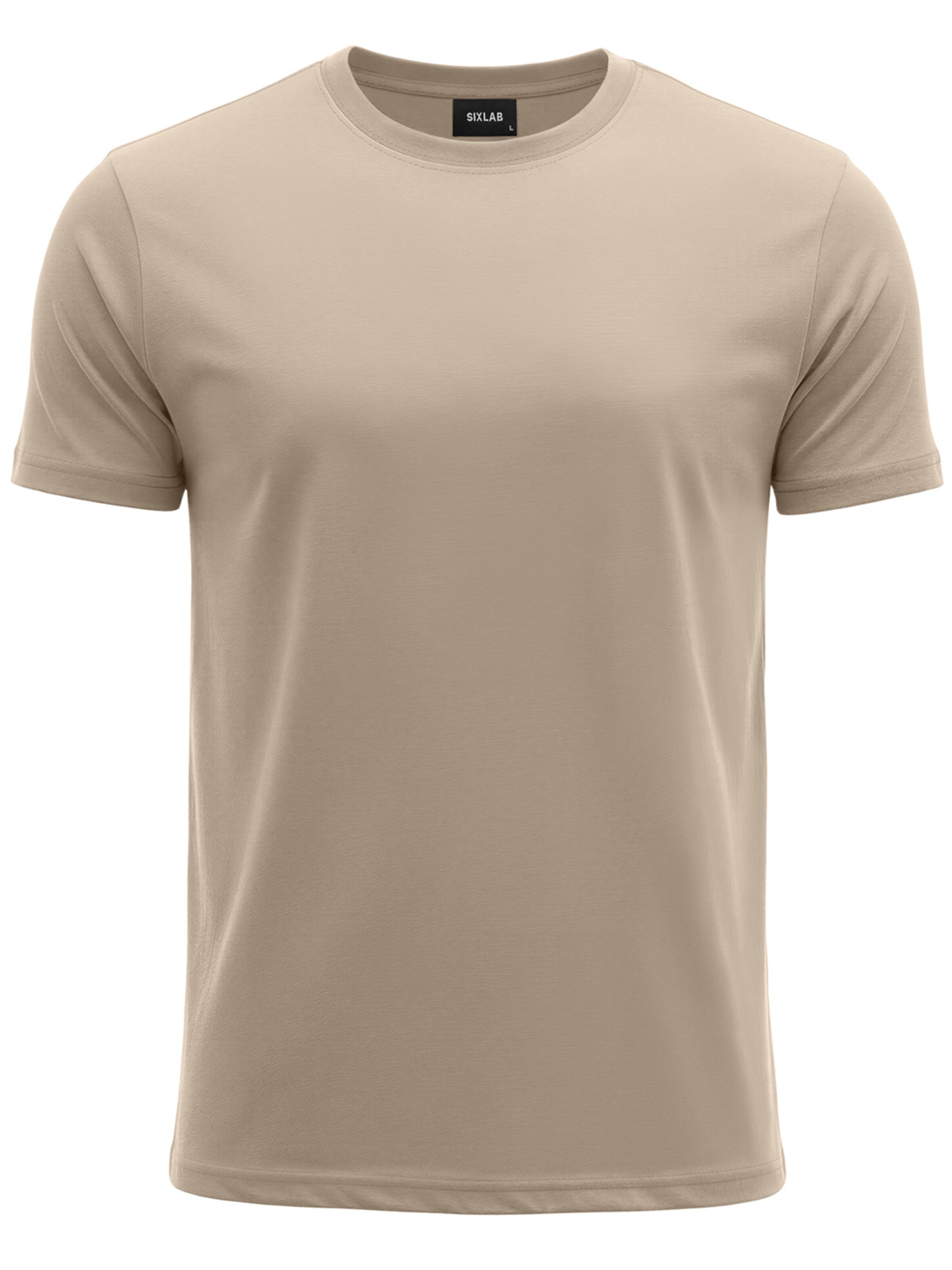 SIXLAB Shirt‌‌ in Beige: Vorderseite