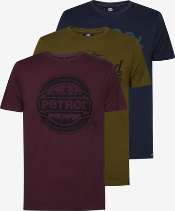 Petrol Industries T-Shirt 'Hyardin' in Blau: predná strana