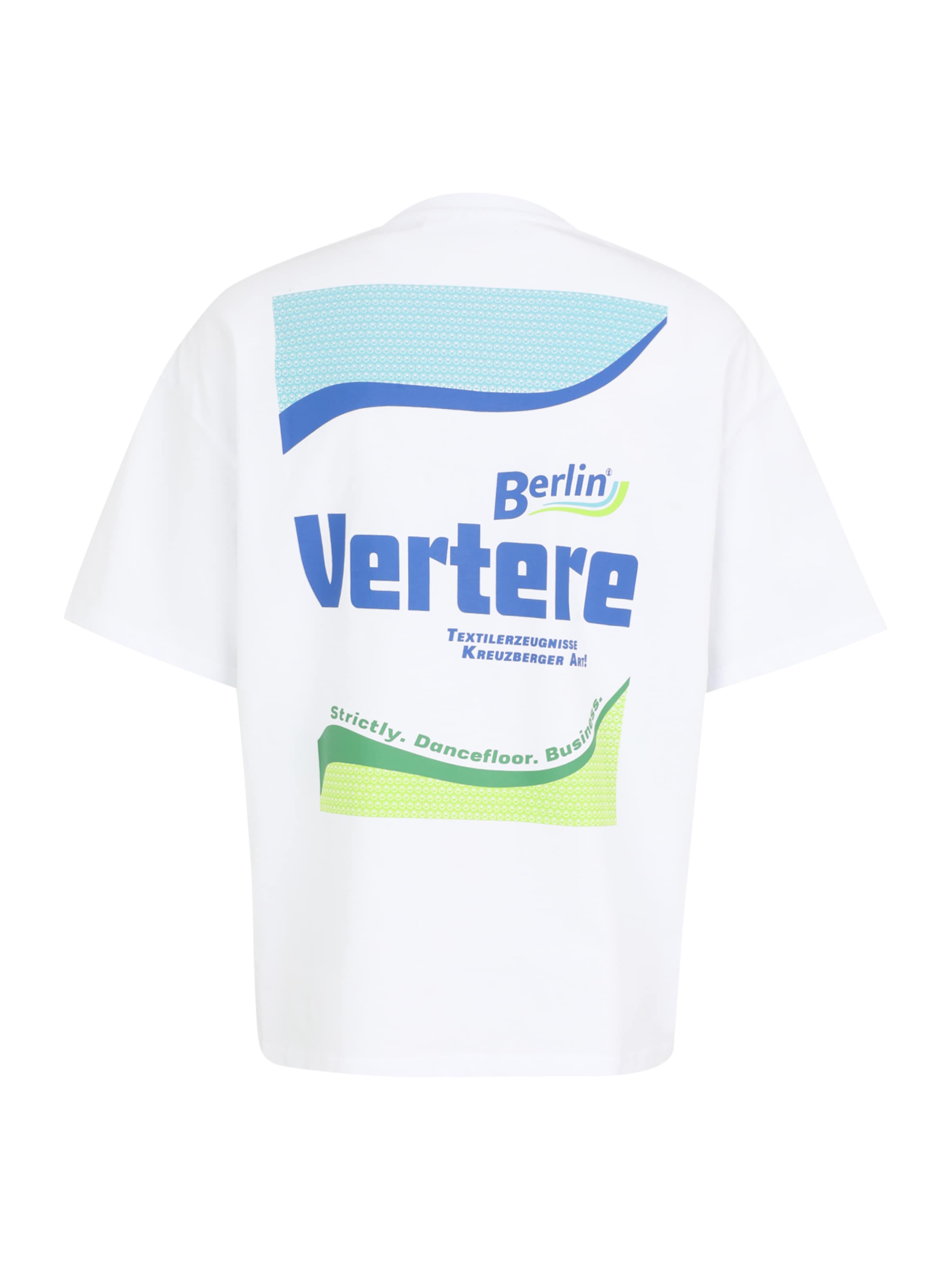 Vertere Berlin T-shirt 'THIRSTY' i vit