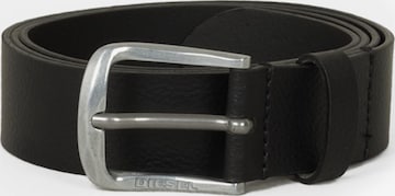 DIESEL Gürtel 'LOGO B-BASIC LEATHER BELT' in Schwarz: Vorderseite