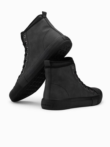 Baskets hautes Ombre en gris