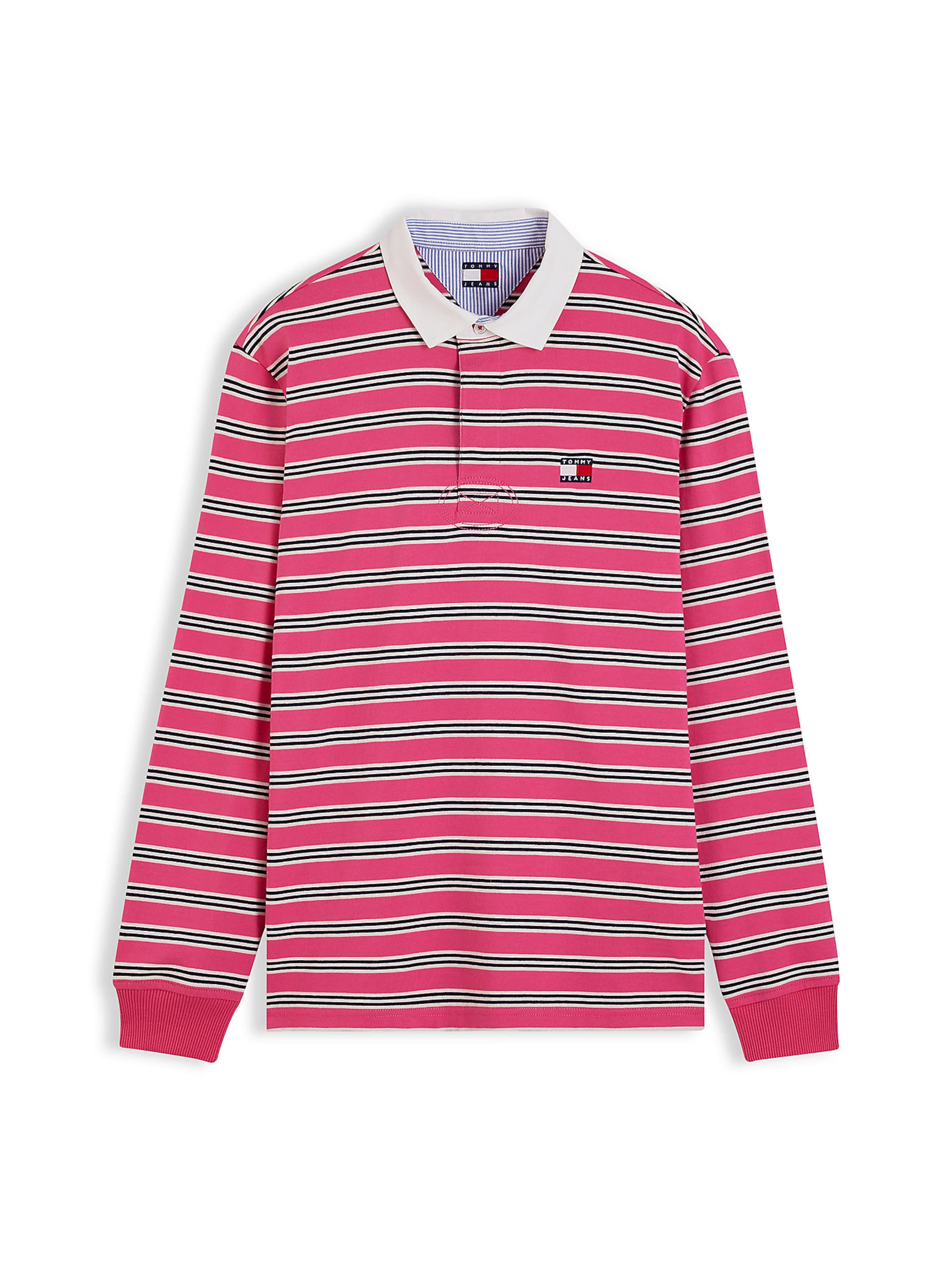 Tommy Jeans Shirt in XS in Navy / Pink / White, Item view