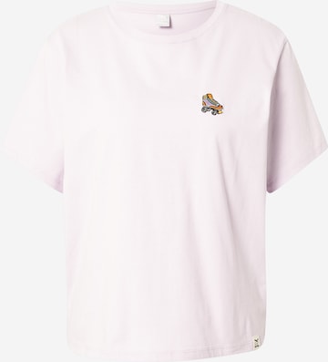 Iriedaily Koszulka w kolorze fioletowy: przód