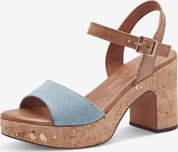 Sandalo di MARCO TOZZI in blu: frontale