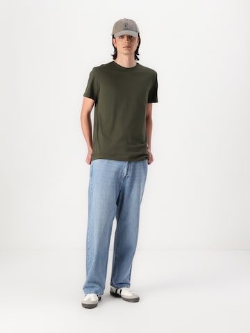 SELECTED T-Shirt 'SLHASPEN' in Grün
