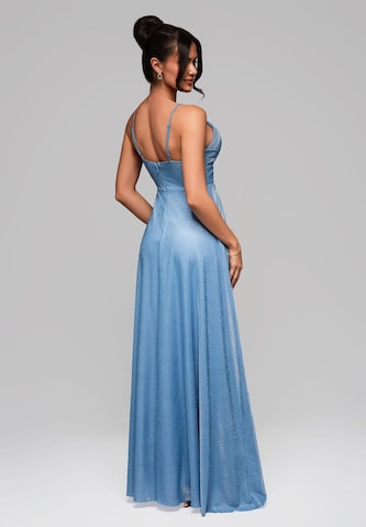 Robe de soirée Ombre en bleu
