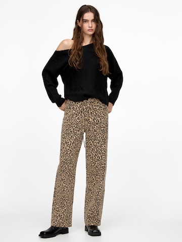 Loosefit Jean Pull&Bear en marron
