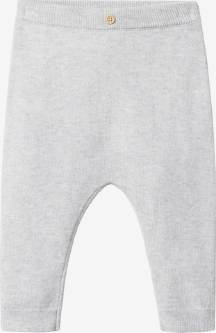 MANGO KIDS Tapered Pants in Grey: front