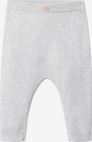 MANGO KIDS Tapered Broek in Grijs: voorkant