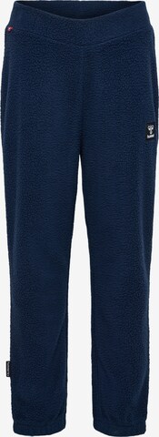 Hummel Regular Functionele broek in Blauw: voorkant