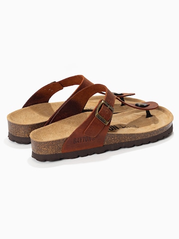 Tongs 'MERCURE' Bayton en marron