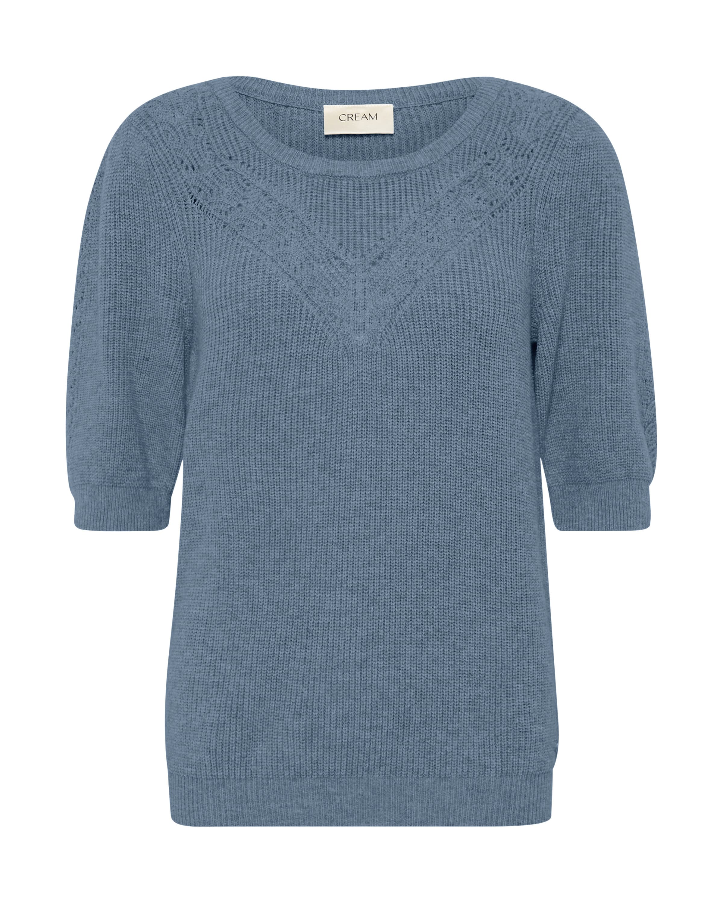 mėlyna Cream Megztinis 'CRDela': priekis